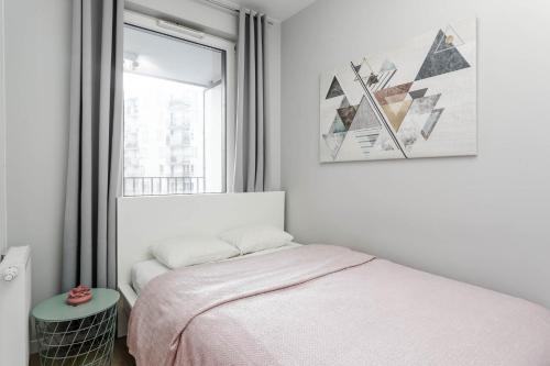 Posteľ alebo postele v izbe v ubytovaní Chill Apartments Mokotow Business Park