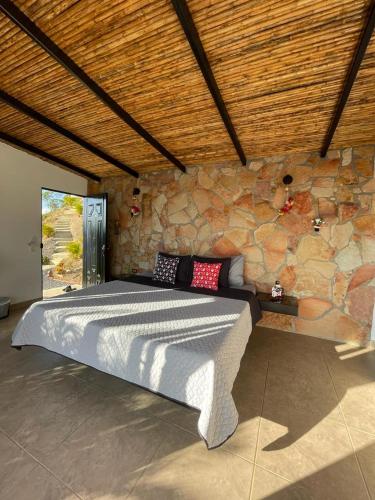 Cama o camas de una habitación en GLAMPING SAN GIl TRINIDAD CIELO
