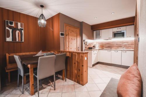 Kuchyň nebo kuchyňský kout v ubytování Residence Montani