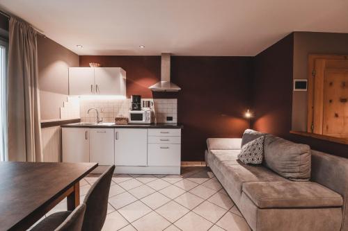 Kuchyň nebo kuchyňský kout v ubytování Residence Montani
