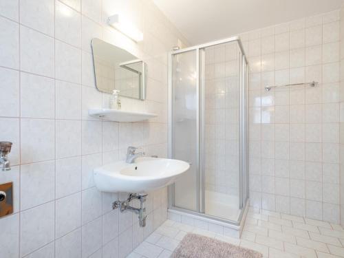 Koupelna v ubytování Haus Durchegg