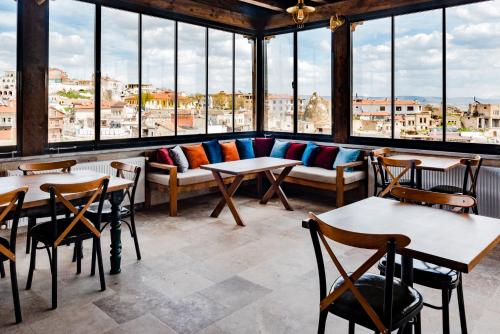 Megaron Cave Hotel Cappadociaにあるシーティングエリア