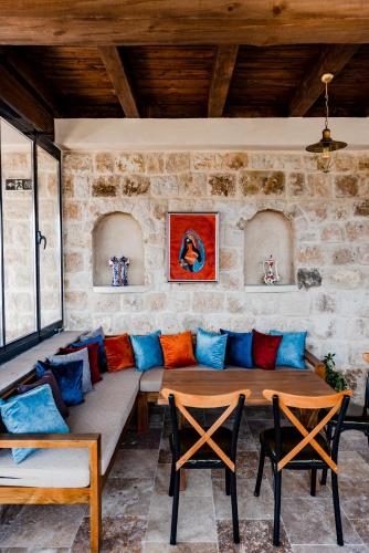 Megaron Cave Hotel Cappadociaにあるシーティングエリア