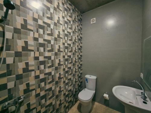 Koupelna v ubytování Eco Garden Kutaisi