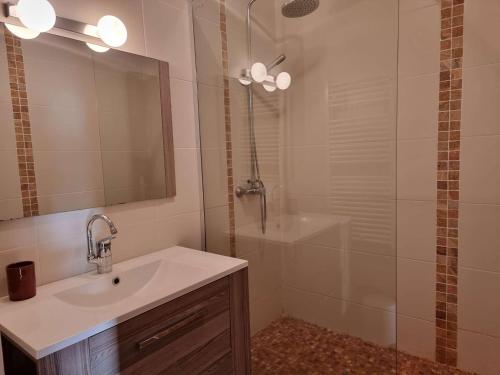 Ванна кімната в Appartement Saint-Michel-de-Chaillol, 2 pièces, 6 personnes - FR-1-393-87