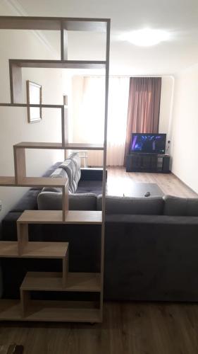 Postel nebo postele na pokoji v ubytování The Best Apt апартаменты целиком