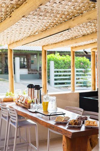 Mad på pensionatet eller i nærheden