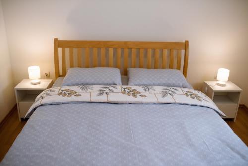 Postel nebo postele na pokoji v ubytování Kuća- VILLA EVA