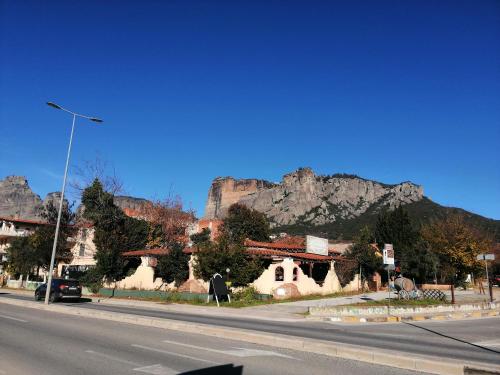 Vue générale sur la montagne ou vue sur la montagne depuis l'hôtel