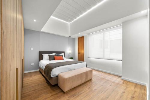 Llit o llits en una habitació de Build it in Bogotá - Premium Coliving