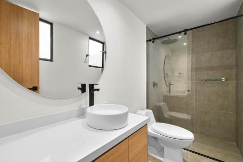 Build it in Bogotá - Premium Coliving tesisinde bir banyo