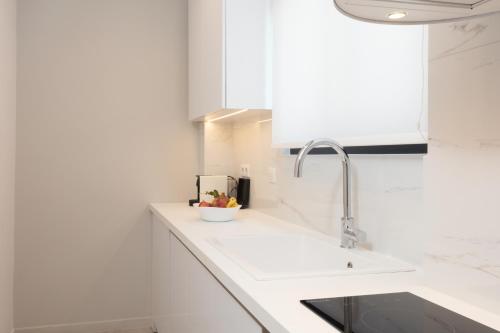 Kuchyň nebo kuchyňský kout v ubytování Incanto Boutique Suites - Mets