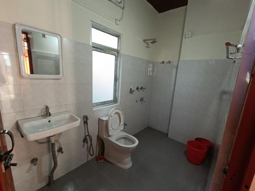 A bathroom at Manipur House
