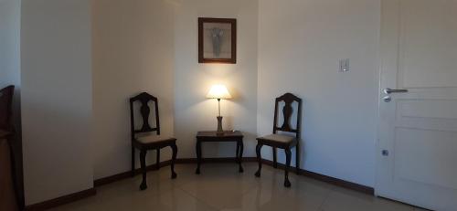 Χώρος καθιστικού στο Paz Apartments