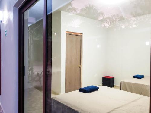 Postel nebo postele na pokoji v ubytování Hotel Blue Turtle
