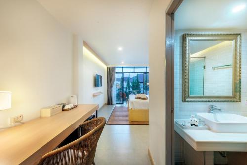 Koupelna v ubytování Ai Pai Hotel