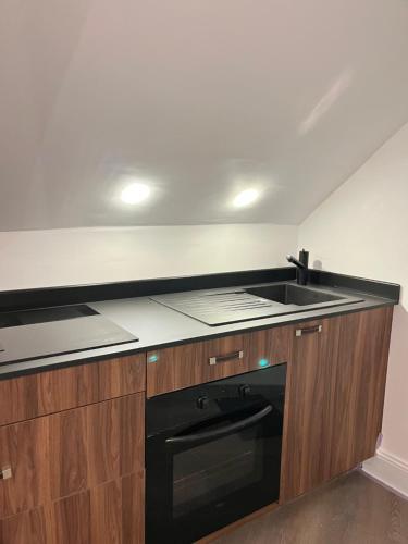 Kuchyňa alebo kuchynka v ubytovaní Romain - Appartement à Reims