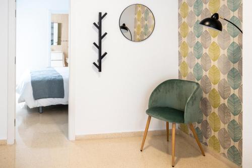 Posteľ alebo postele v izbe v ubytovaní CALMA Apartments