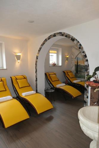 Posezení v ubytování Ferienwohnung Schaffenrath