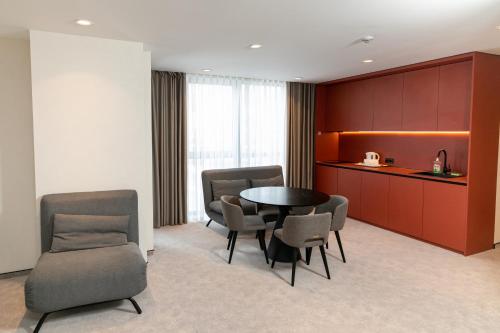 Posezení v ubytování HVOYA Apart-Hotel & SPA