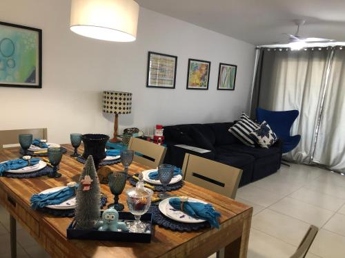 Posezení v ubytování Apartamento Praia Grande