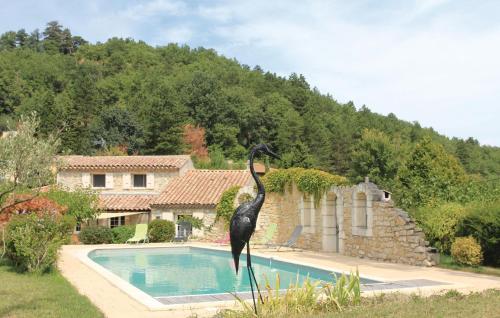 Awesome Home In La Begude De Mazenc With 4 Bedrooms, Wifi And Private Swimming Pool