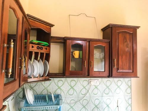 Η κουζίνα ή μικρή κουζίνα στο Heaven Villa Weligama