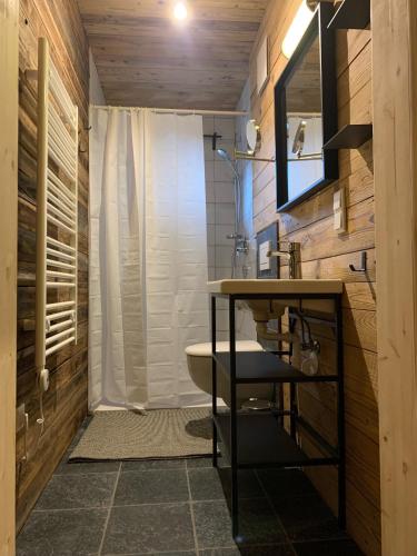 Koupelna v ubytování Ferienwohnung Kiem