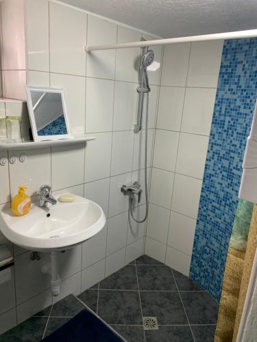 Koupelna v ubytování Gelsenkirchen Am Flöz