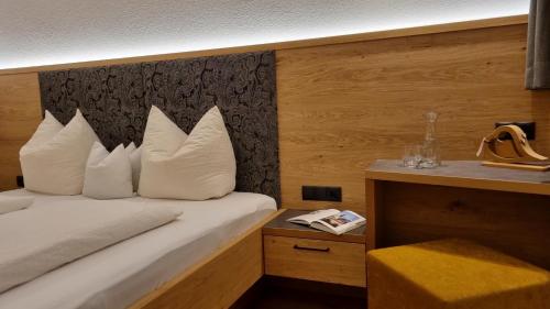 Cama o camas de una habitación en Ferienhof Hubertus