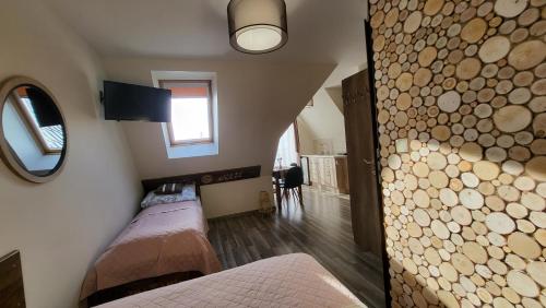 Cama o camas de una habitación en Wierchowianka