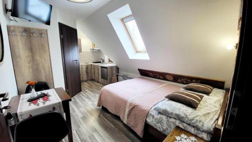 Cama o camas de una habitación en Wierchowianka