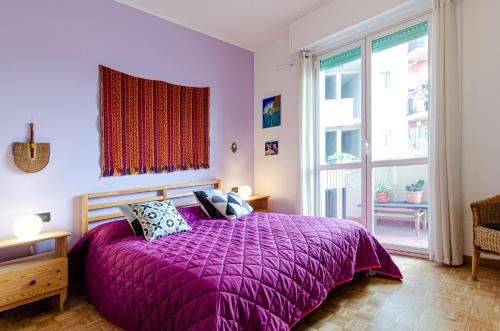 En eller flere senge i et værelse på Arcus Pacis - Large Central Flat