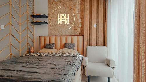 Katil atau katil-katil dalam bilik di Halcy’s Haven, Studio Condo at the Heart of Davao