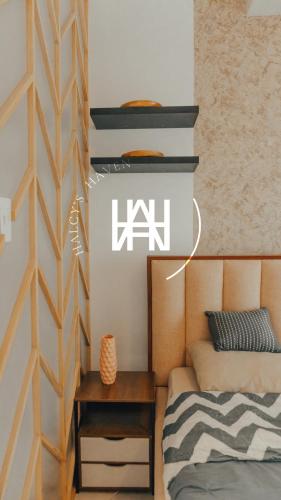 Katil atau katil-katil dalam bilik di Halcy’s Haven, Studio Condo at the Heart of Davao