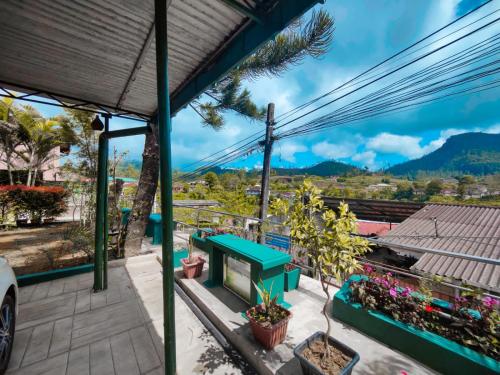a view from the balcony of a house at KPL Holiday Homes in Hatton