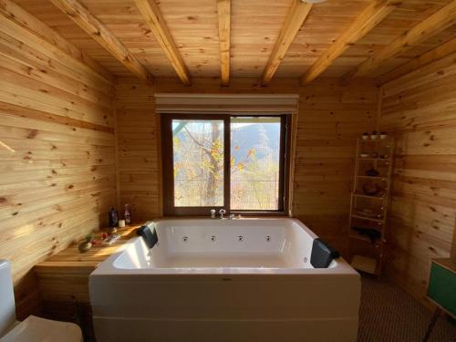 Kép Secluded Wooden House with Jacuzzi in Sapanca szállásáról Feyziye városában a galériában