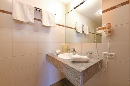 Kúpeľňa v ubytovaní Tre Soli Appartements Restaurant