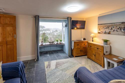 Χώρος καθιστικού στο Looe Self Catering