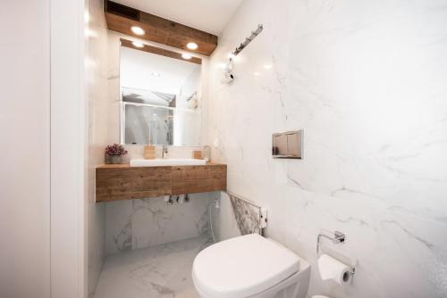 Salle de bains dans l'établissement Hive Family House