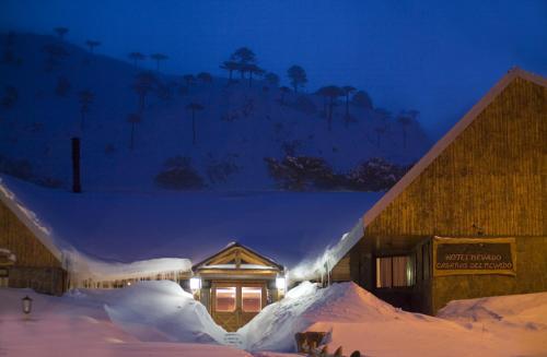 冬のHotel y Cabañas del Nevadoの様子