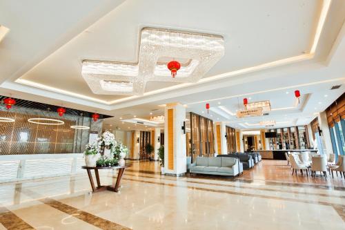 Гостиная зона в Muong Thanh Luxury Dien Lam