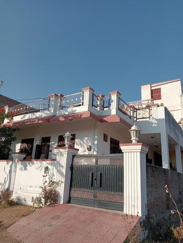 Balkón nebo terasa v ubytování Jaipur Marigold Homestay