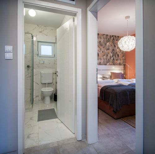 Phòng tắm tại Apartmani Darijana