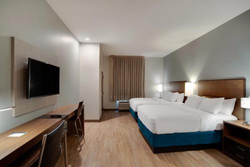 Katil atau katil-katil dalam bilik di MainStay Suites Carlisle - Harrisburg