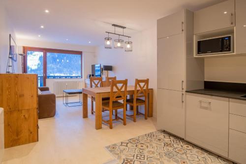 Portes du Brevent -1 bedroom apartment with magnificient Mont Blanc views