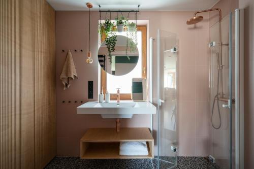 Kúpeľňa v ubytovaní Widokówka Apartament 12