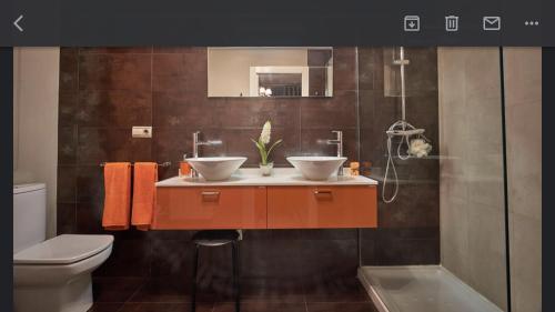 Koupelna v ubytování Chalet de lujo