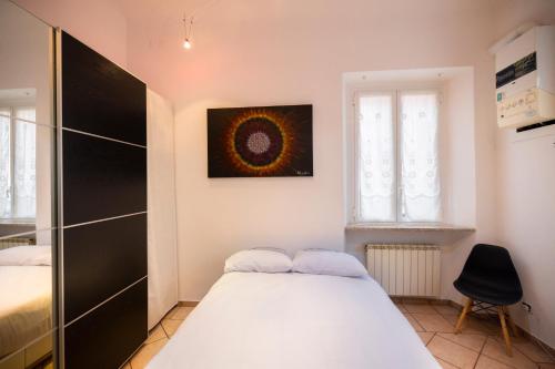 Ліжко або ліжка в номері Loft in Tortona