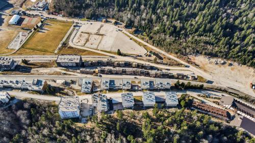 an aerial view of a building under construction at Bellevue Bjelasnica in Bjelašnica
